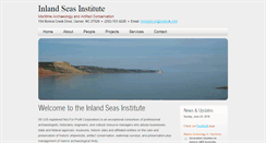 Desktop Screenshot of inlandseasinstitute.com